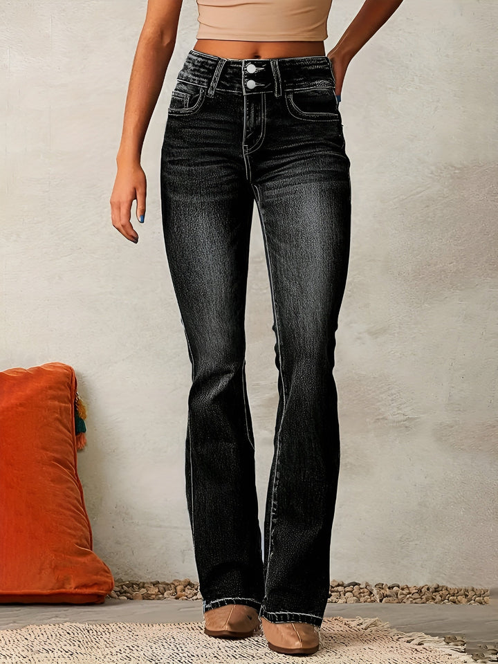 Alana - Jeans Évasés Confortables