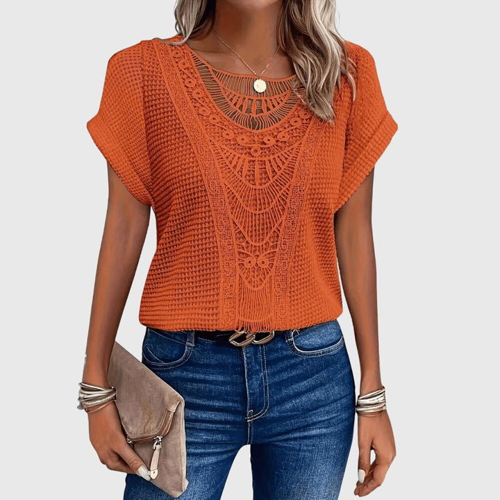 Pearl™ | Blouse Élégante Style Ibiza
