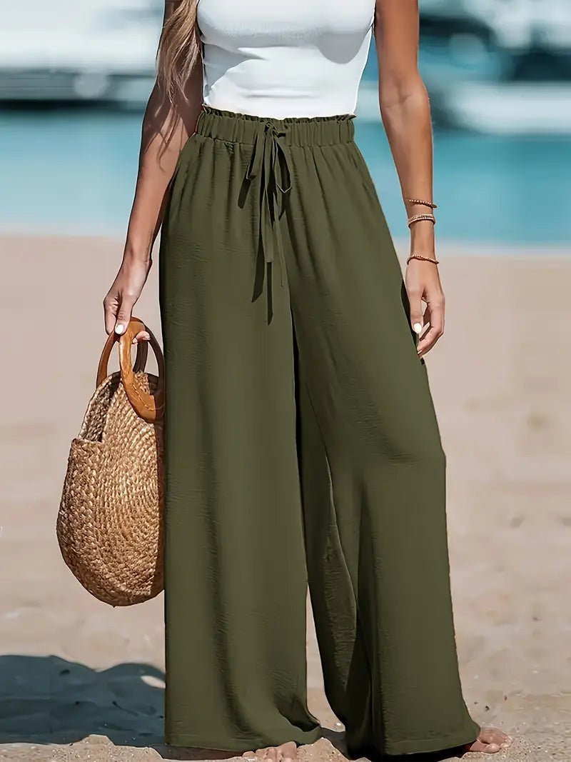 Liv - Pantalons Taille Haute Élégants