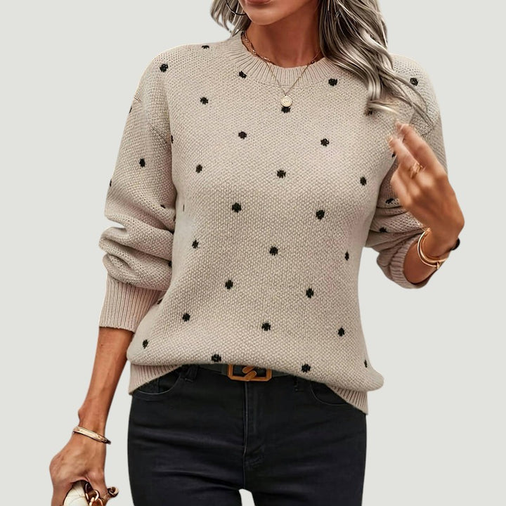 Maria - Pull à Pois Amusant