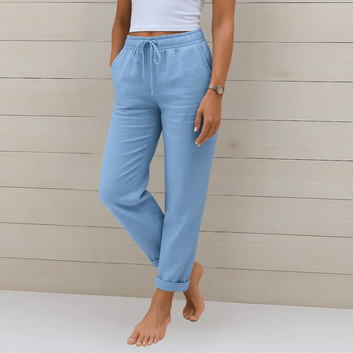 Solène - Pantalon en Lin Léger pour Femme