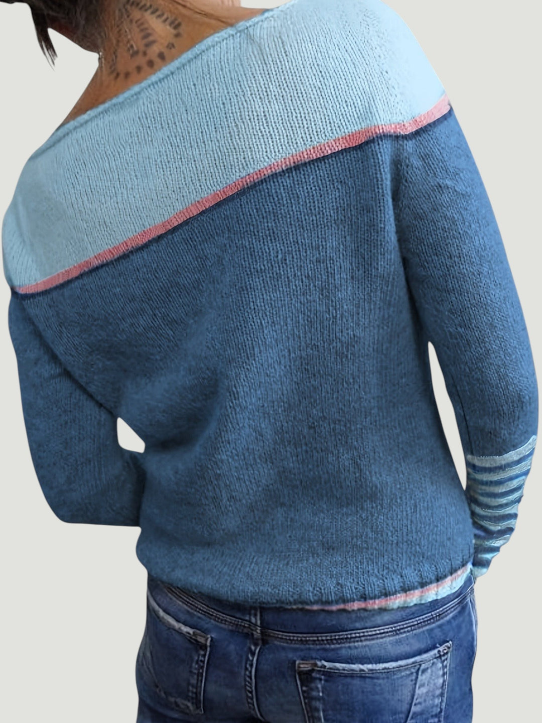 Katharina – Pull Rayé à Manches Longues