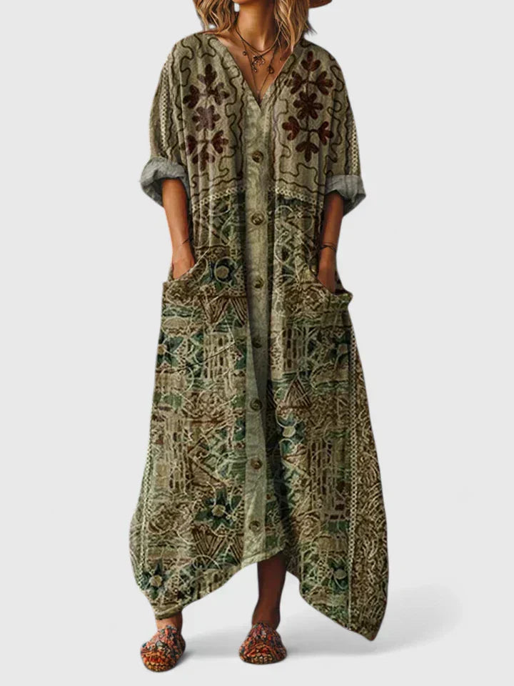 Camila™ Robe Féminine Imprimée Élégance Bohème