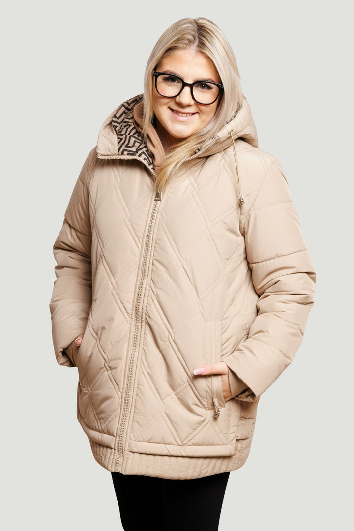 Éliane™ | Veste d’hiver chaude, légère et imperméable Plus Size
