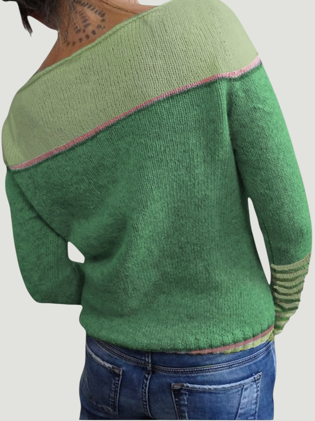 Katharina – Pull Rayé à Manches Longues