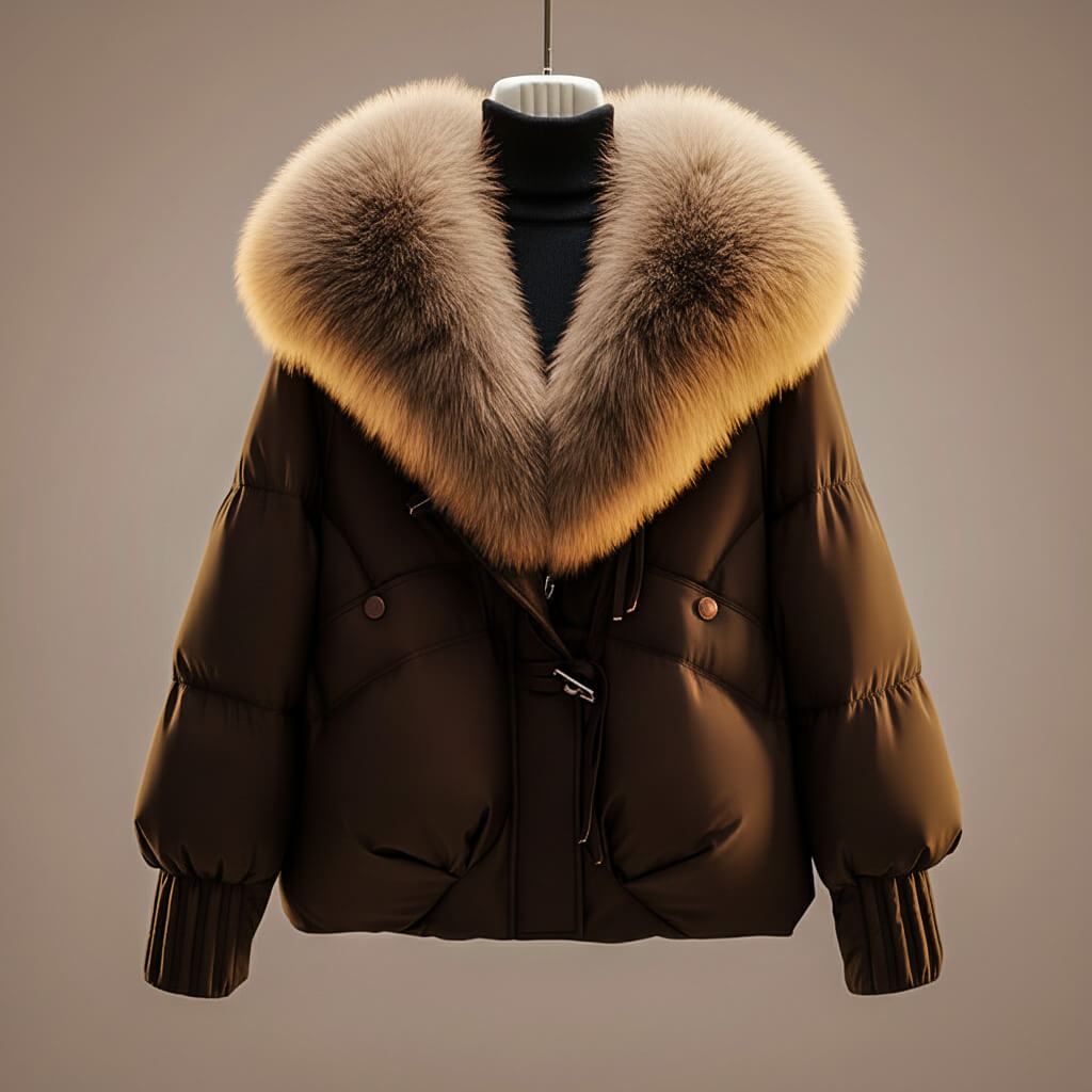 Élodine™ — Manteau élégant au col affirmé