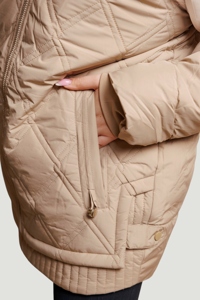 Éliane™ | Veste d’hiver chaude, légère et imperméable Plus Size