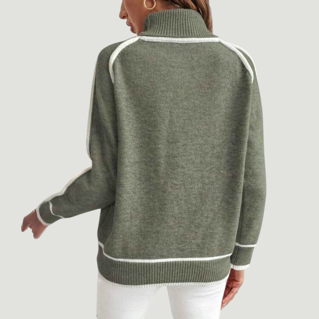 Kaylee - Pull Roulé Élégant