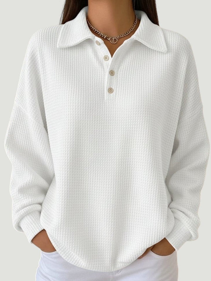 Ava - Pull Polo Doux Élégant