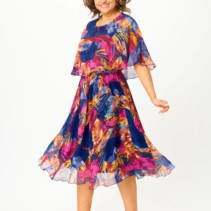 Barbara | Robe en Mousseline Grande Taille Confortable