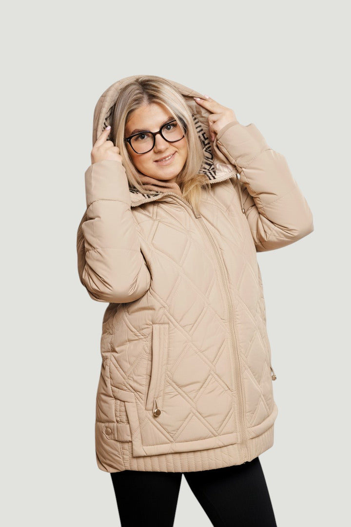 Éliane™ | Veste d’hiver chaude, légère et imperméable Plus Size
