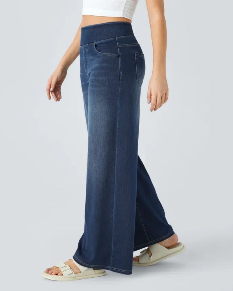 Ainsley - Jeans À Jambe Large Confortables