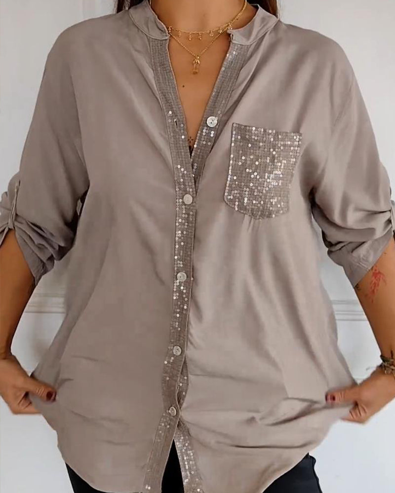 Seo-A | Chemise Décontractée Manches Longues pour Femmes