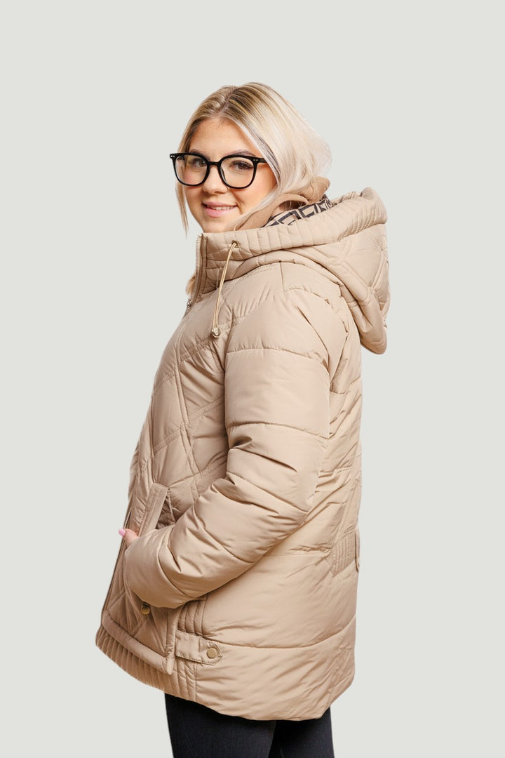 Éliane™ | Veste d’hiver chaude, légère et imperméable Plus Size