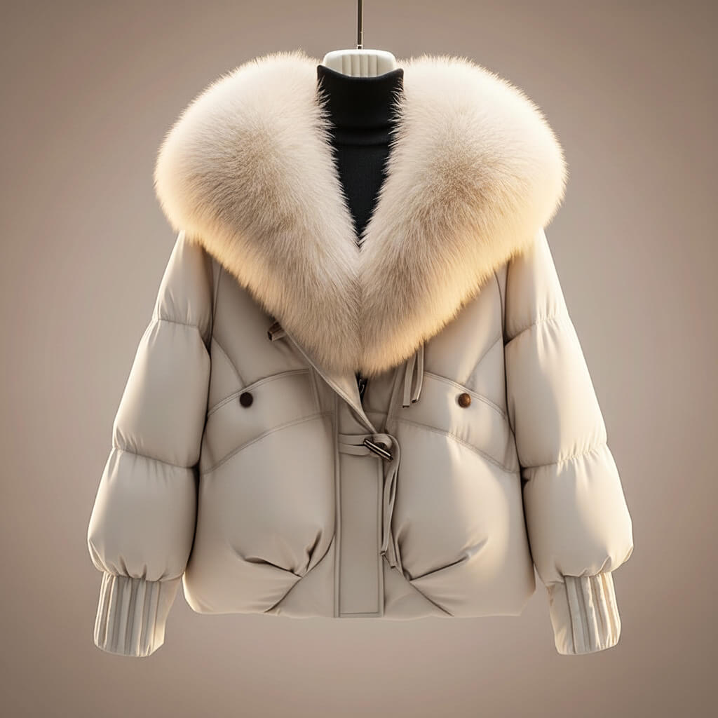 Élodine™ — Manteau élégant au col affirmé