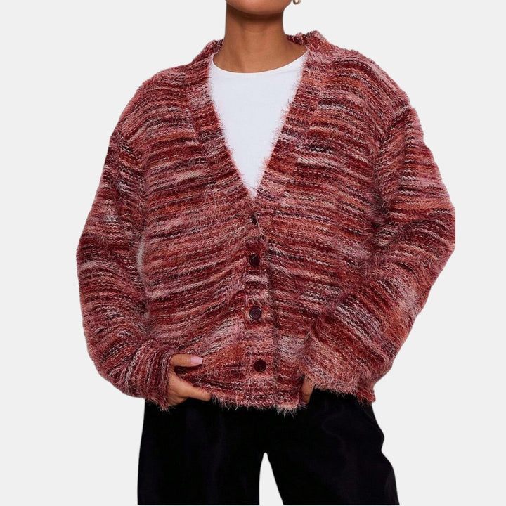 Mona - Gilet Multicolore Décontracté