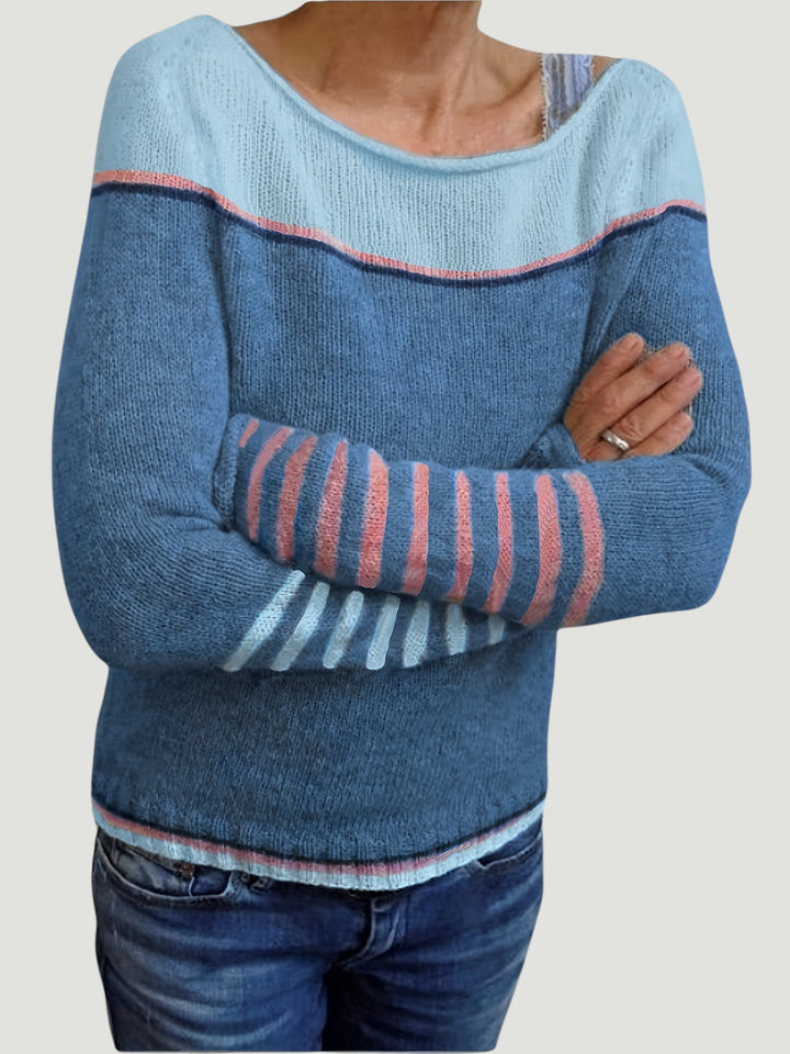 Katharina – Pull Rayé à Manches Longues