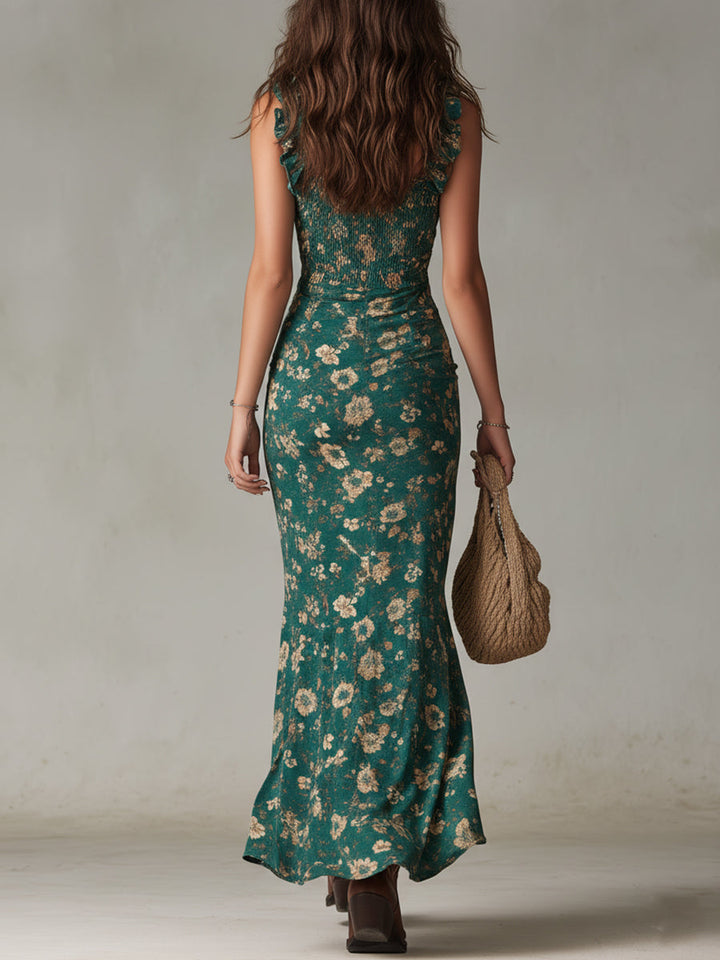 Luna | Robe Longue Élégante Style Rétro