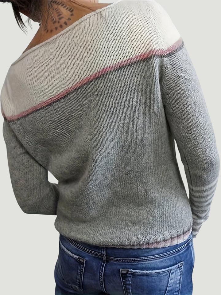 Katharina – Pull Rayé à Manches Longues