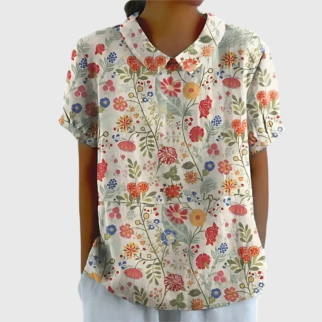 Jenna™ | Blouse Fleurie