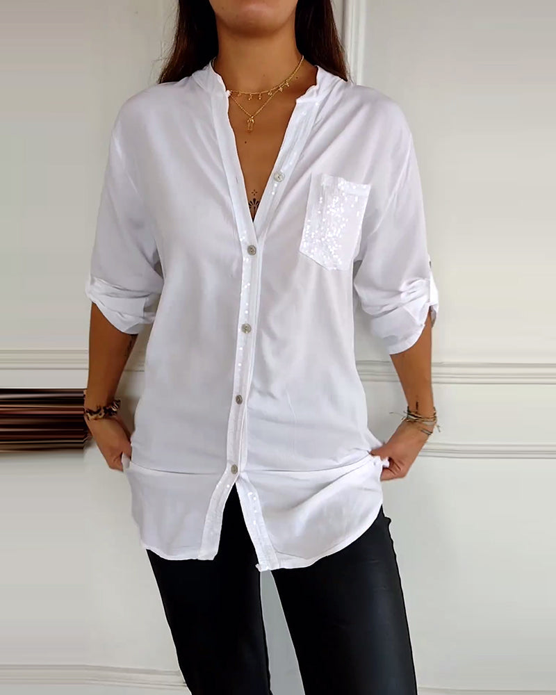 Seo-A | Chemise Décontractée Manches Longues pour Femmes