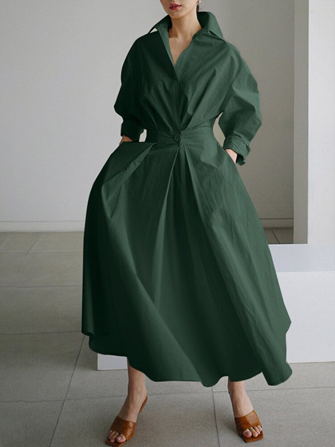 Béatrice™ | Robe longue fluide & flatteuse