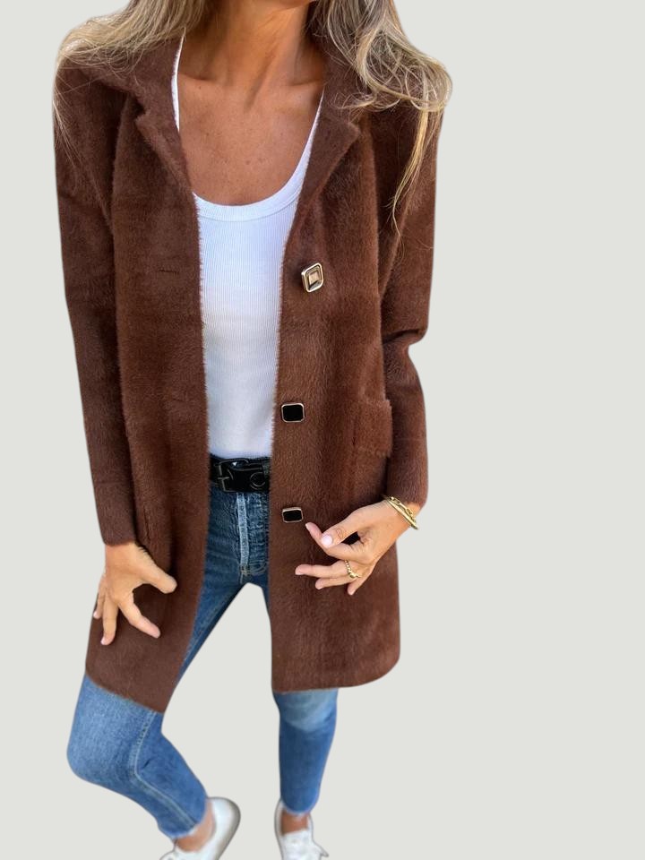 Margaux™ — Veste longue élégante au quotidien