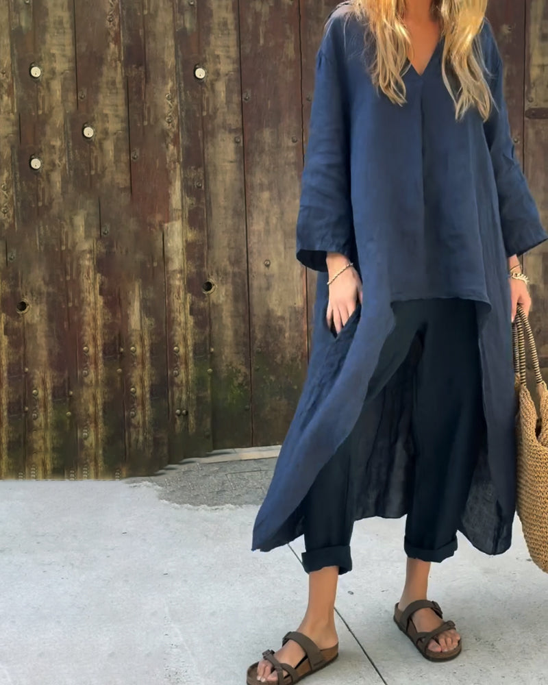 Faustine™ Ensemble Féminin Élégant et Décontracté