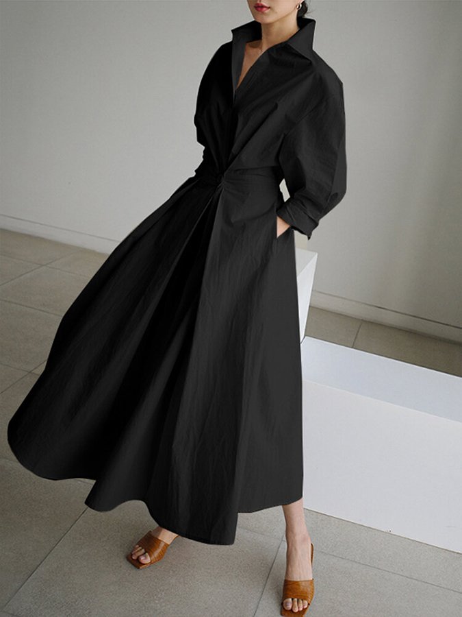 Béatrice™ | Robe longue fluide & flatteuse