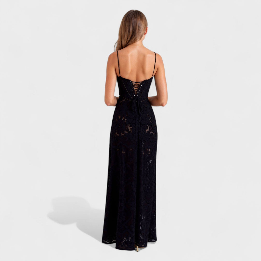 Verona - Robe maxi en dentelle florale