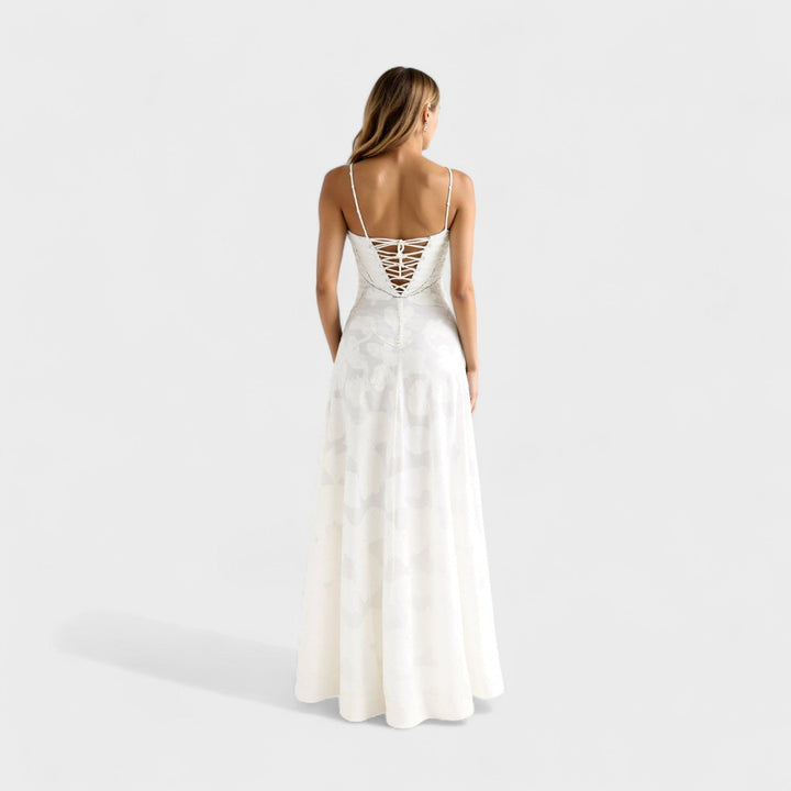Verona - Robe maxi en dentelle florale