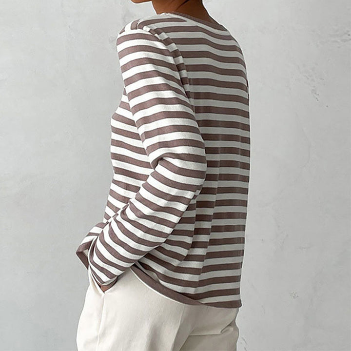 Nicole - Pull Rayé Chic