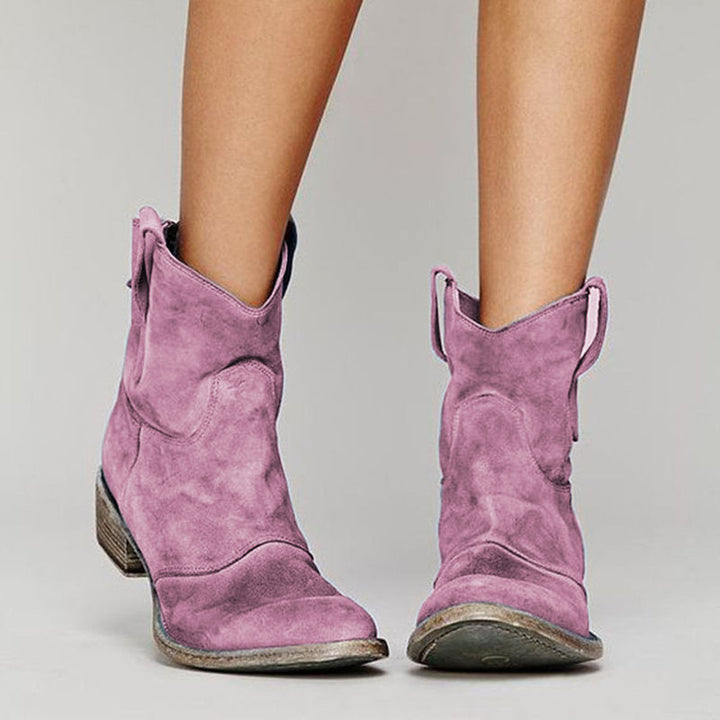Carlotta™ Bottines Féminines Élégantes en Cuir Souple