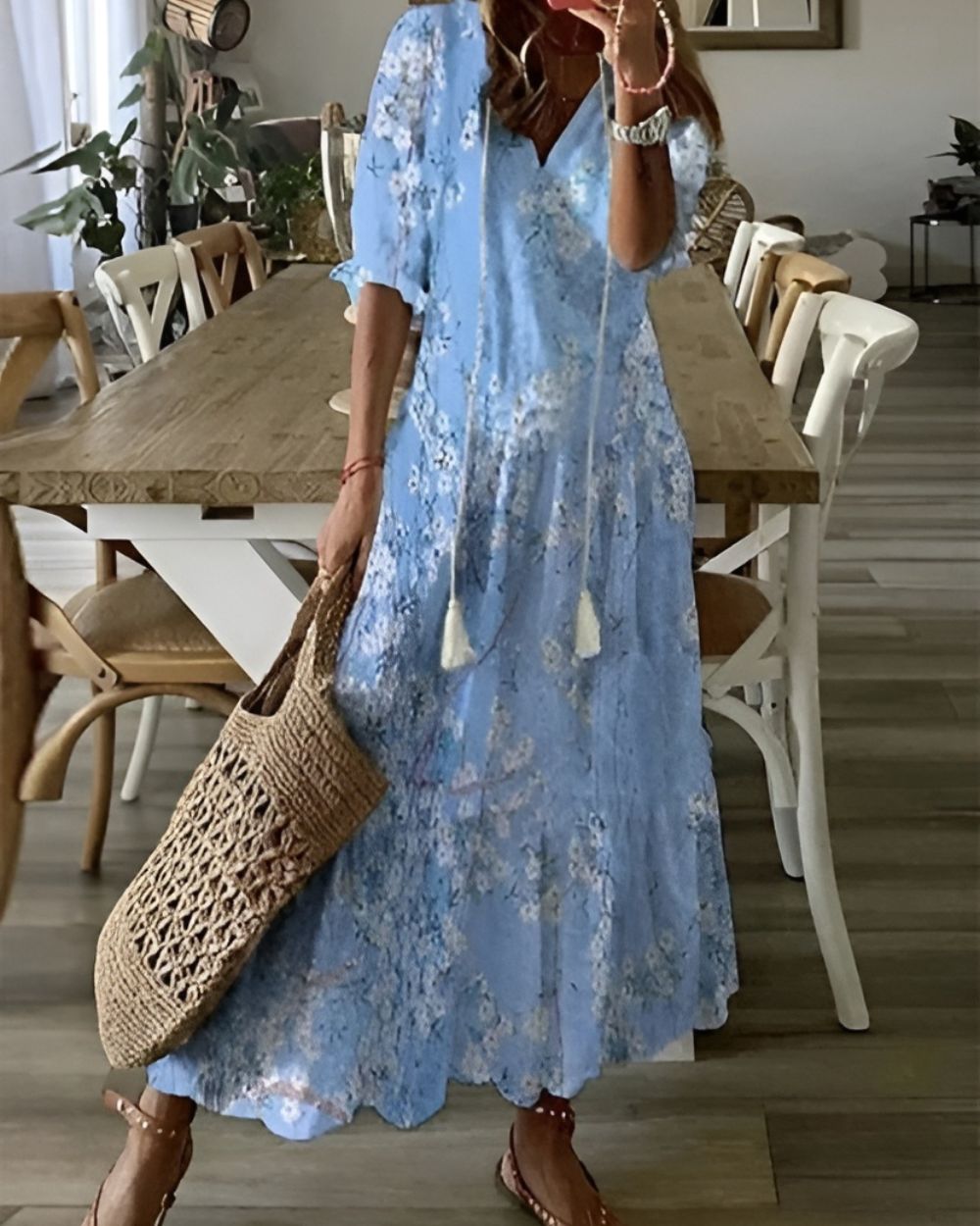 Céleste™ | Robe Bohème à Coupe Flatteuse