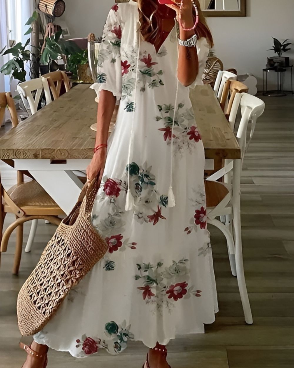 Céleste™ | Robe Bohème à Coupe Flatteuse