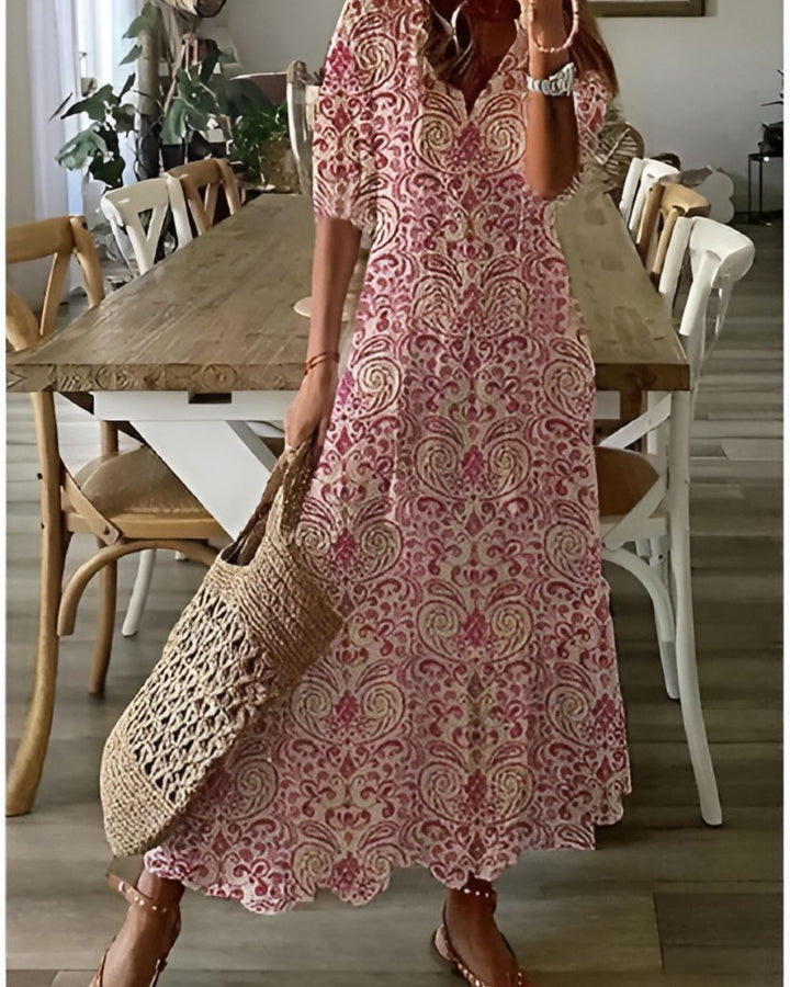 Céleste™ | Robe Bohème à Coupe Flatteuse