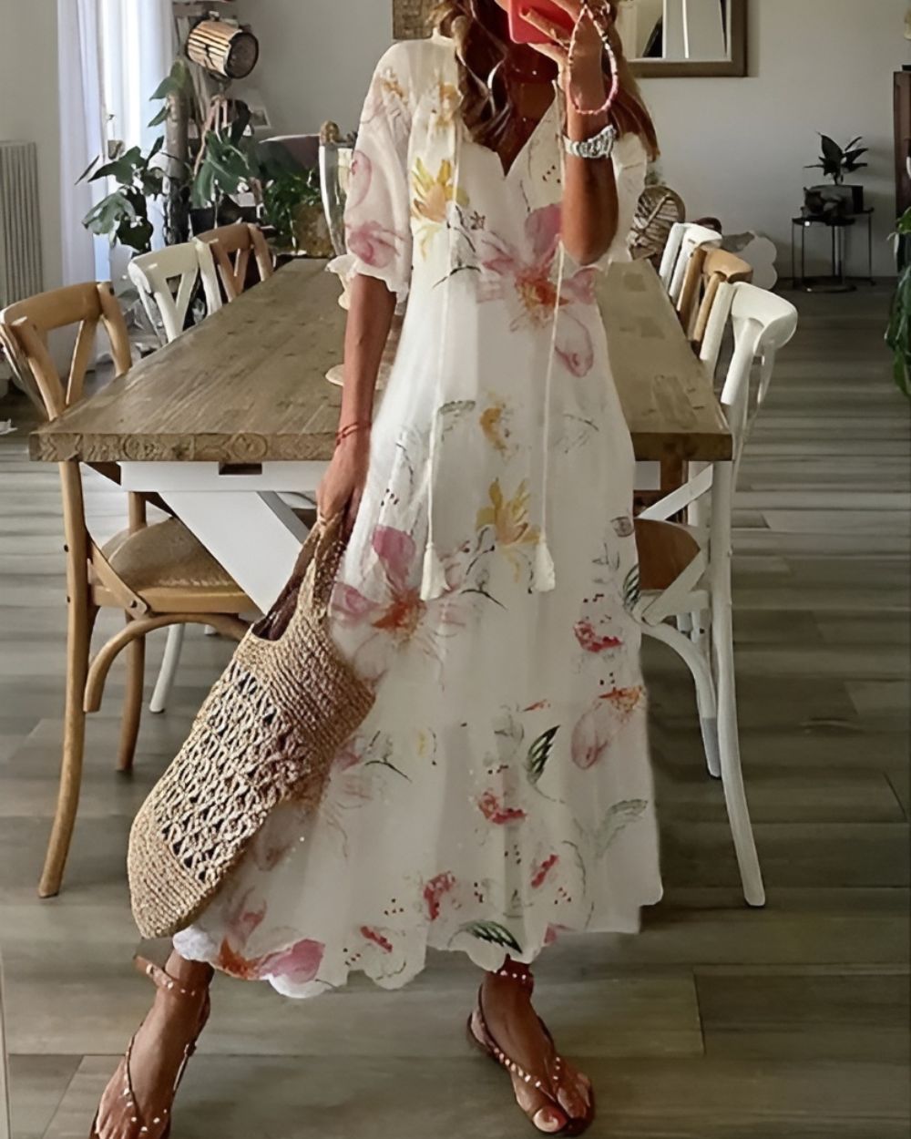 Céleste™ | Robe Bohème à Coupe Flatteuse