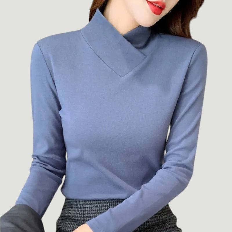 Liora - T-shirt Col Roulé Chic