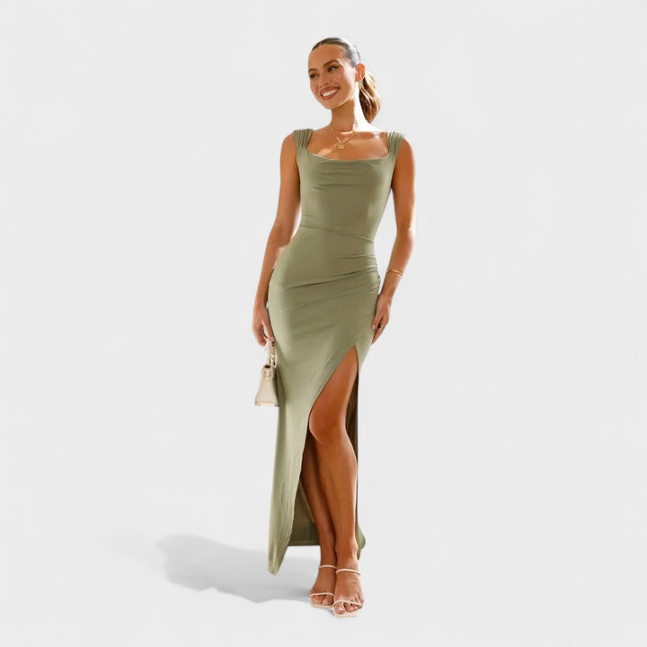 Sarela - Robe longue à dos ouvert