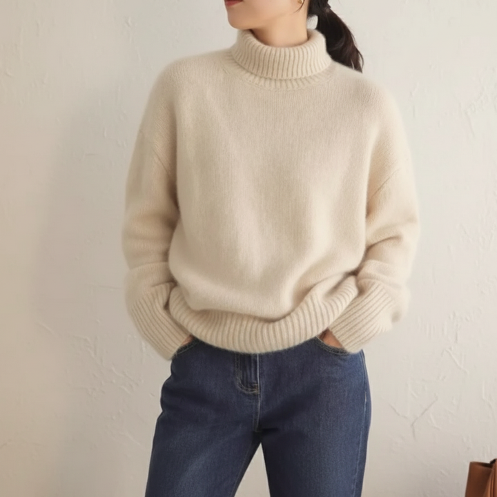 Candice - Doux Pull Oversize en Cachemire