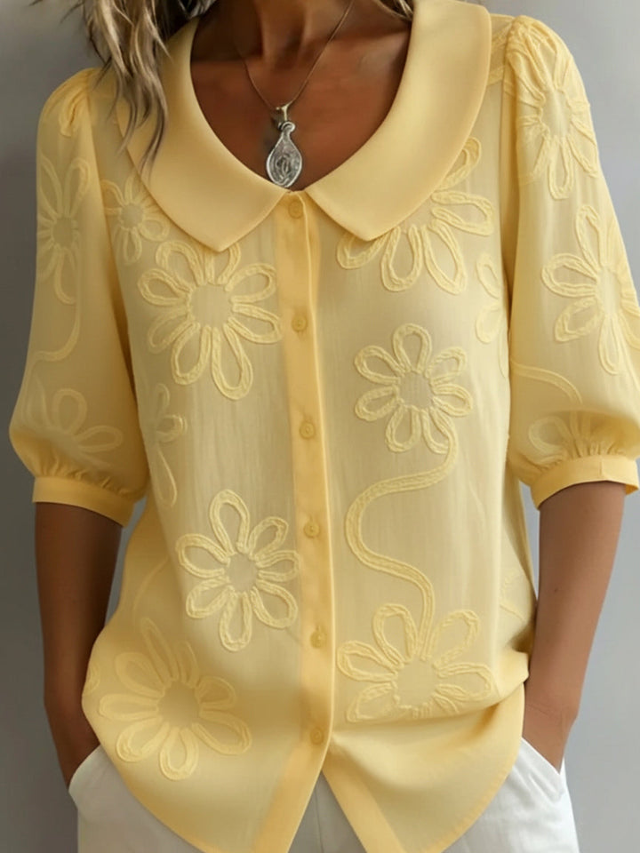 Lucas & Léa Paris — Blouse légère florale élégance naturelle