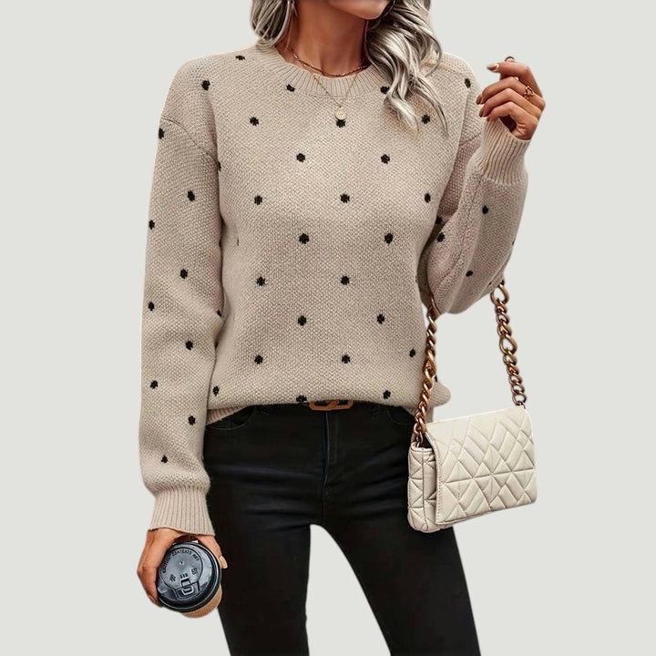 Maria - Pull à Pois Amusant