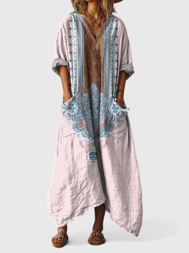 Camila™ Robe Féminine Imprimée Élégance Bohème