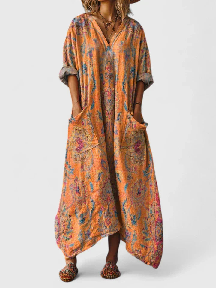Camila™ Robe Féminine Imprimée Élégance Bohème
