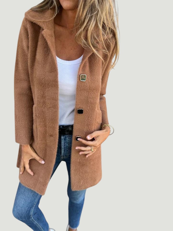 Margaux™ — Veste longue élégante au quotidien