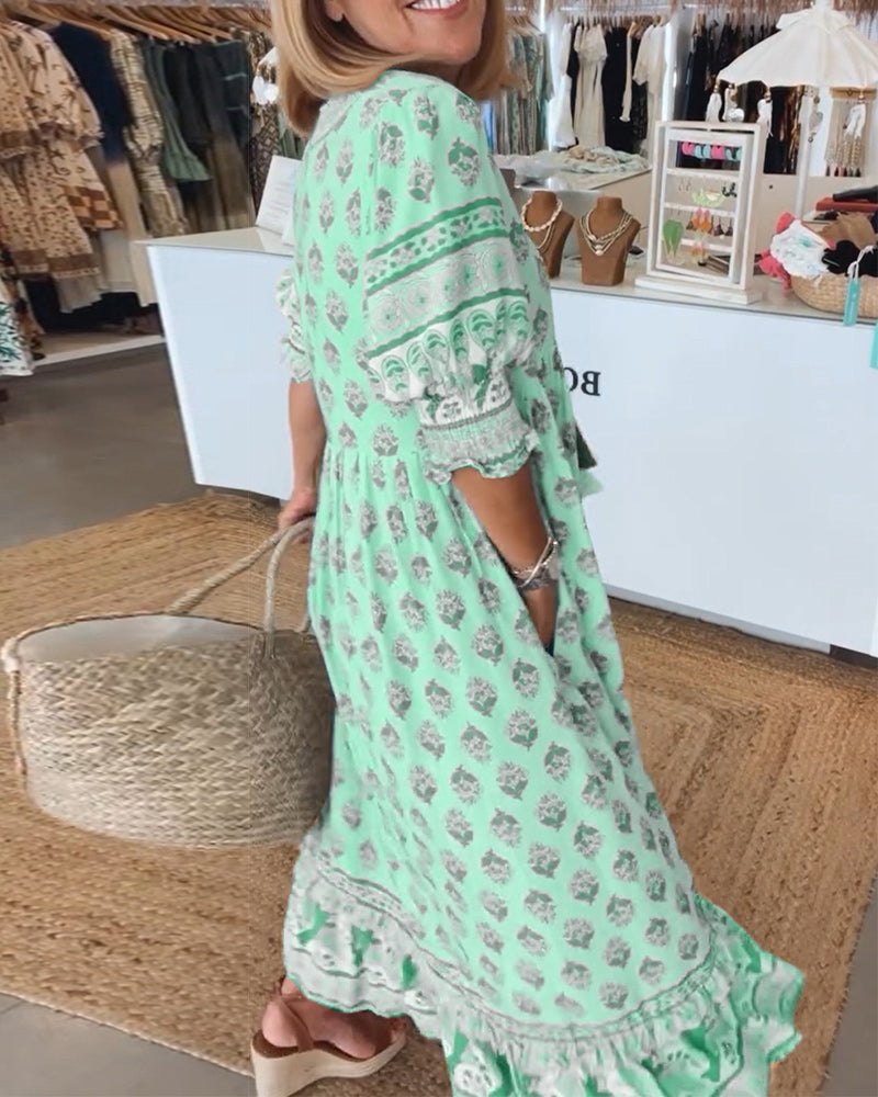 Eléna™ | Robe Printanière Éclatante