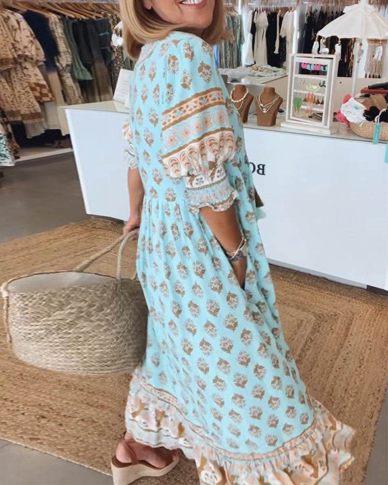 Eléna™ | Robe Printanière Éclatante