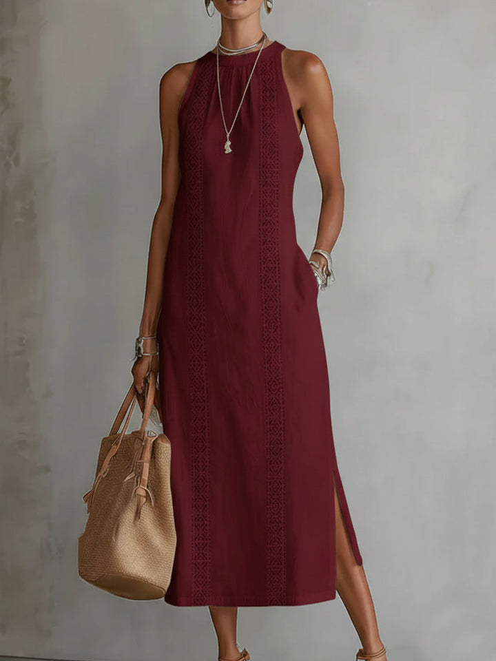 Alba™ Robe Féminine Sans Manches Élégance Bohème
