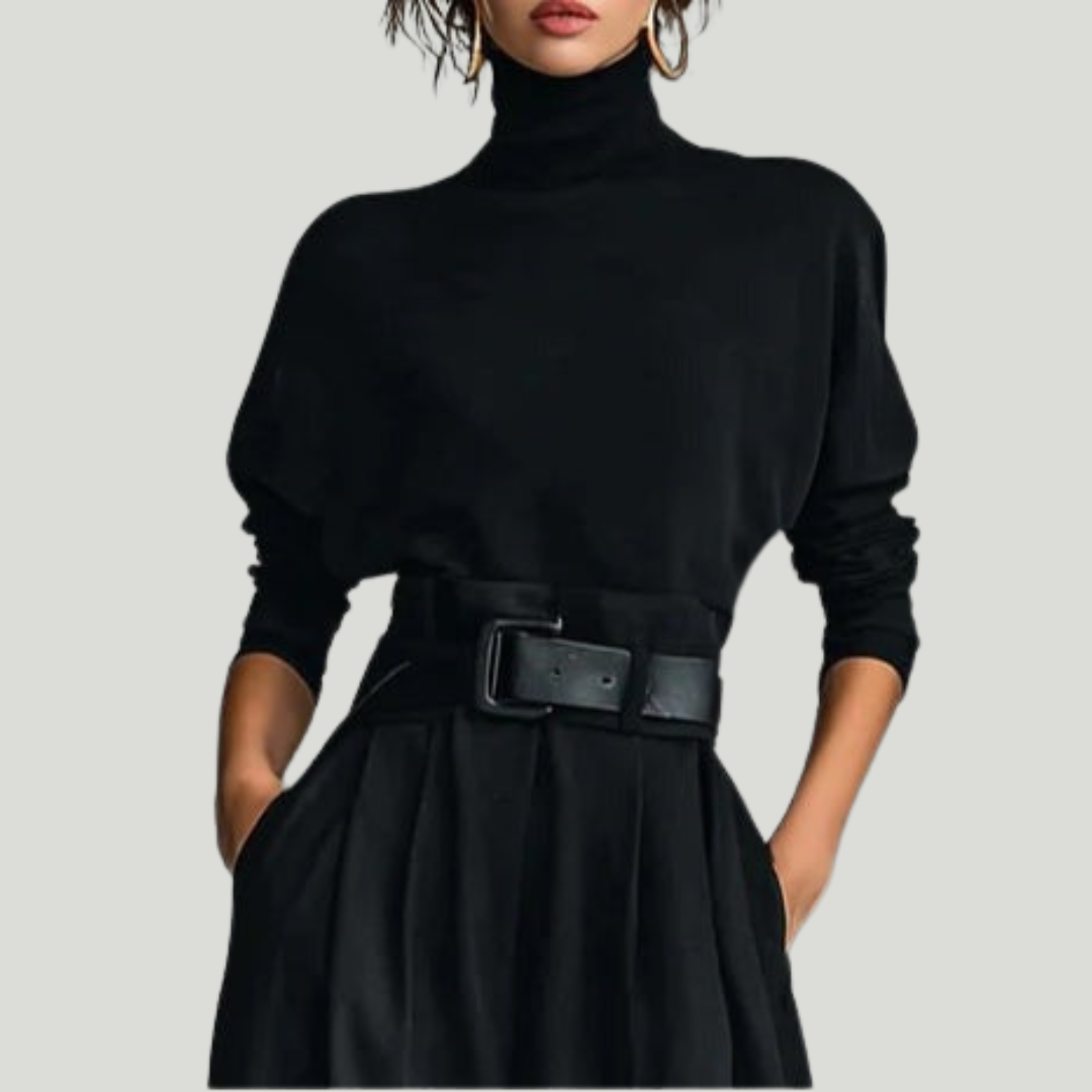 JULIET |  Ensemble col roulé & pantalon droit